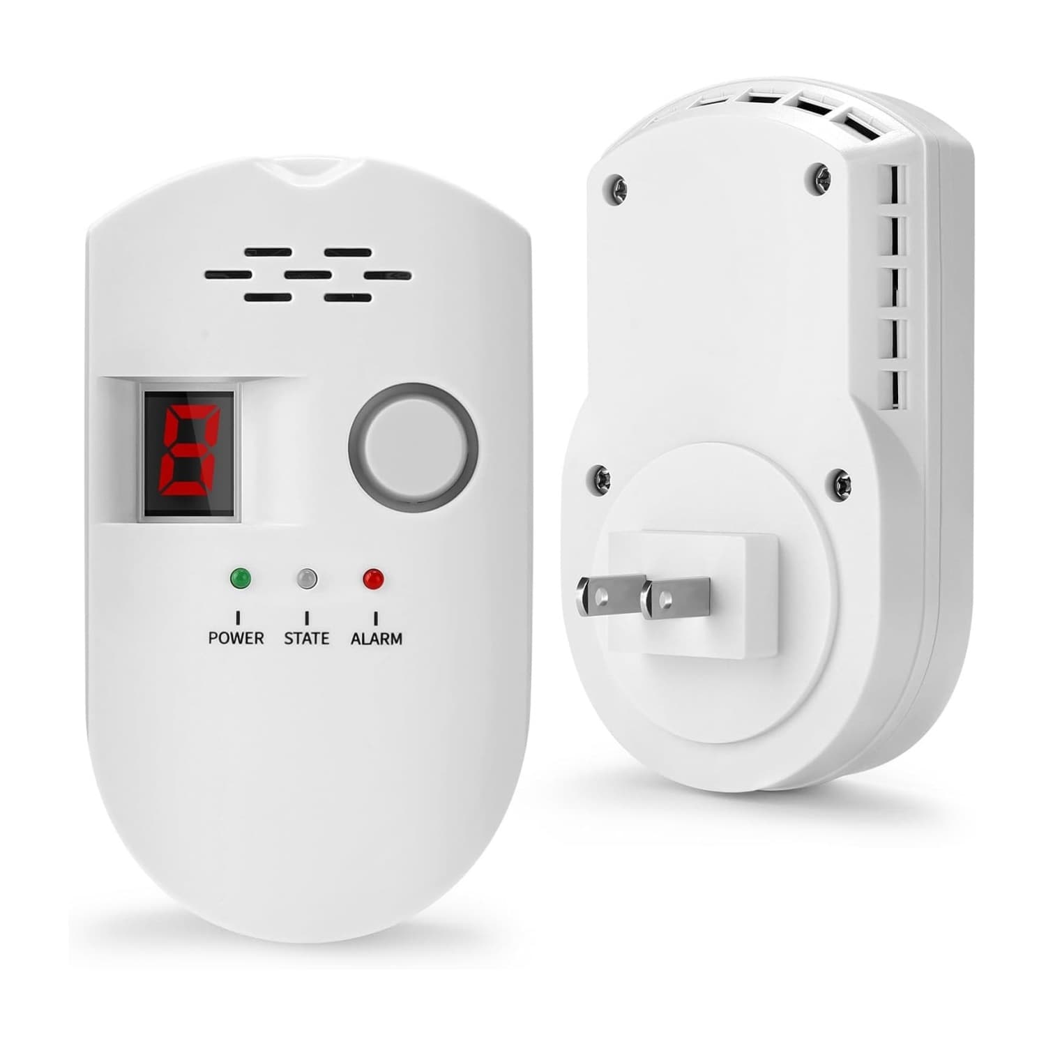 Plug-in Gas Alarm Wireless with Concentration Display Natural Gas/LPG/Coal Gas Leak Detector