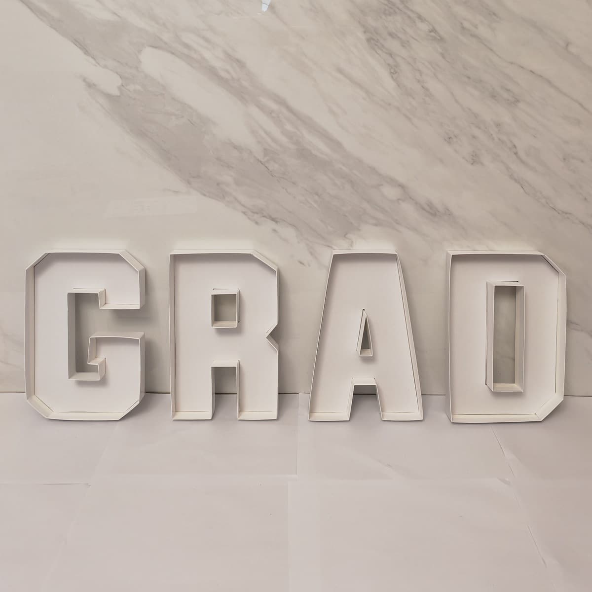 Creative Cross-Border 2024 GRAD BABY Snack Tray Candy Box Letter Graduation Fruit Platter Snack Dessert
