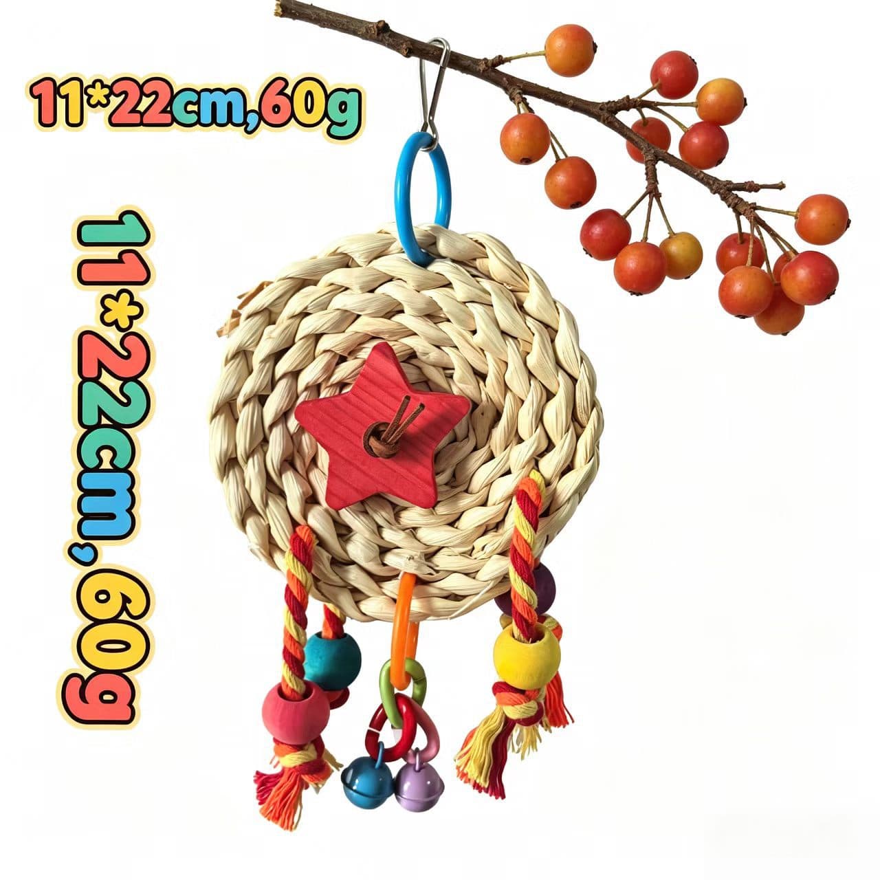 Parrot toys, bird supplies, corn husks, parrot chewing and beak grinding toys, bird cages, hanging ornaments, bird toys cross-border
