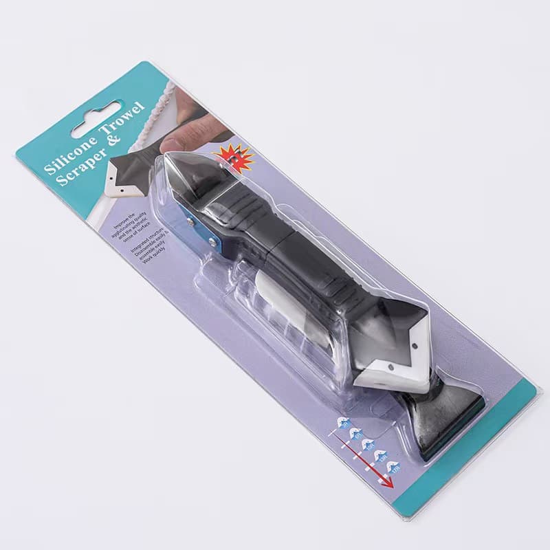 3-in-1 Metal Scraper, Glass Glue Scraper, Caulking Tool, Multi-Functional Silicone Caulk Remover
