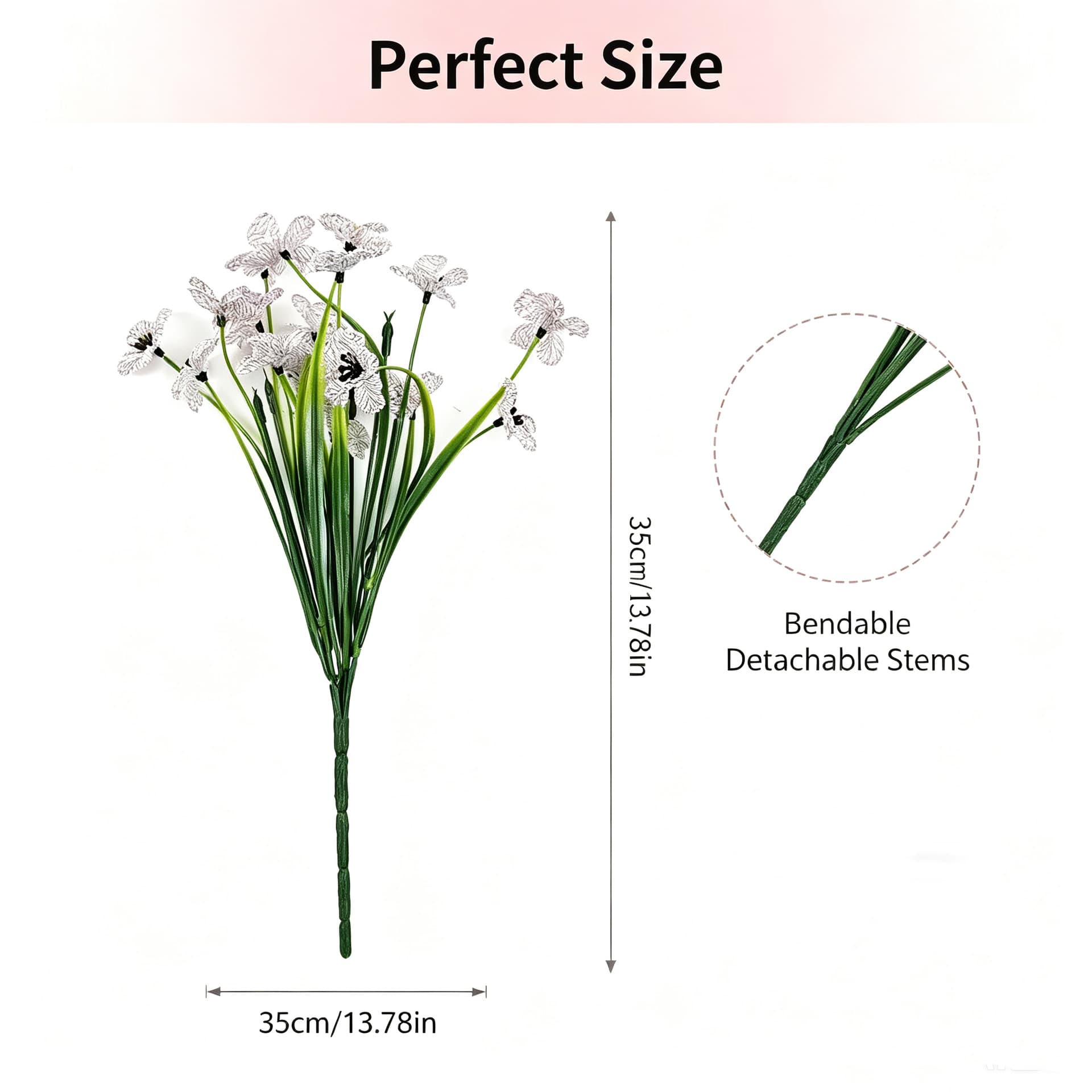 Outdoor artificial green plants spring grass violet artificial flowers wedding fresh decoration room outdoor artificial flowers