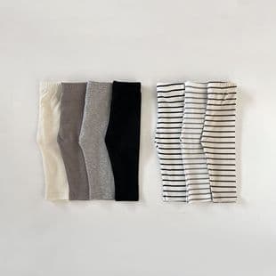 Children's leggings for spring and autumn, thin style, suitable for baby girls and boys, toddler striped pants