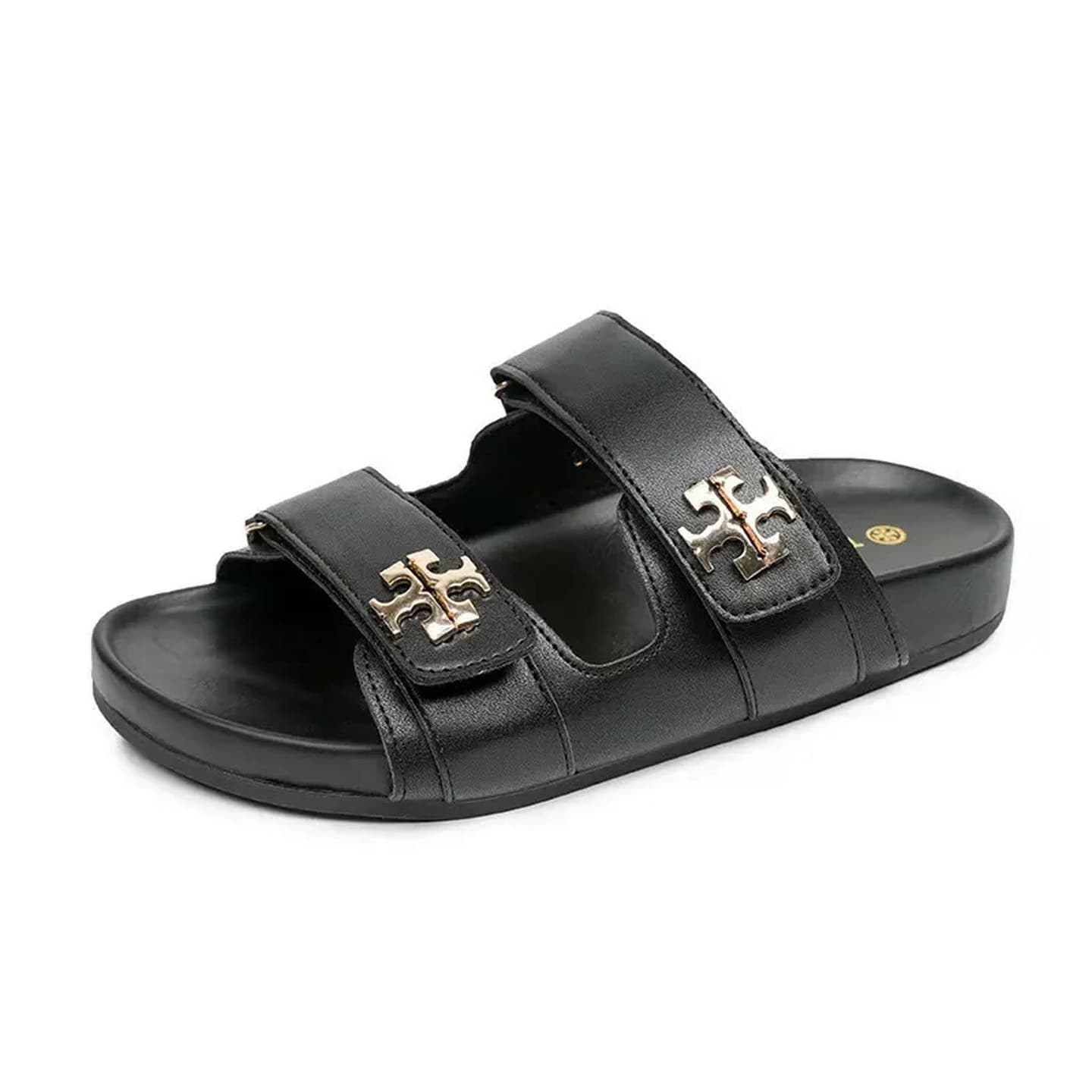 Thick Sole Sandals for Women Metal Buckle One-Strap Open Toe Roman Sandals Summer Beach Sandals Women's Sandals