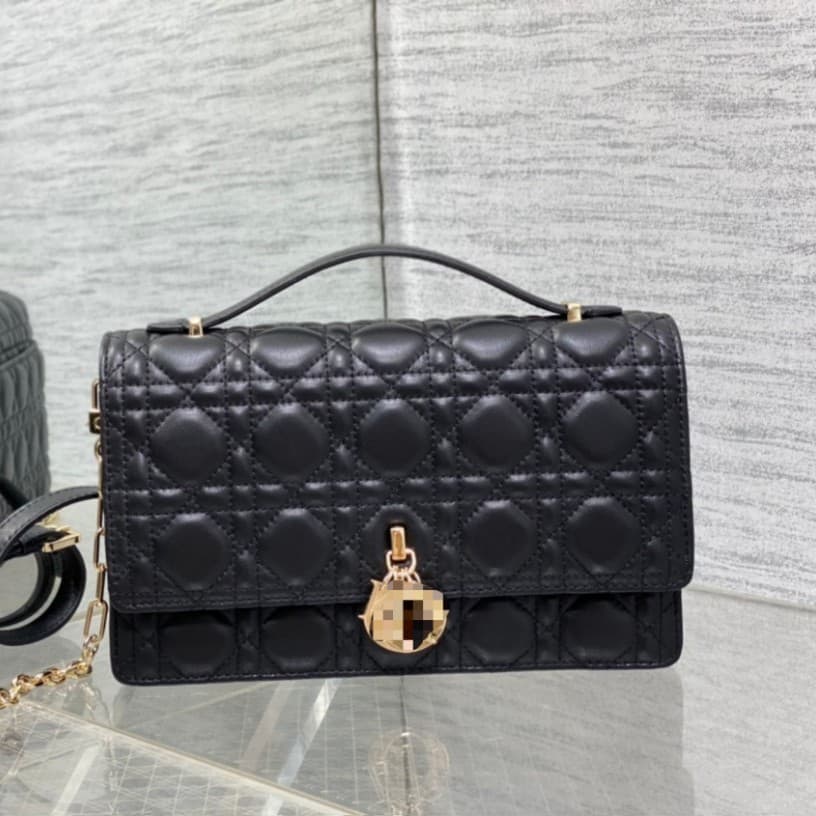 [Original Top Quality] D Brand Fashion New Model High-End Classic Quilted Chain Bag Single Shoulder Crossbody Lady Dior Bag