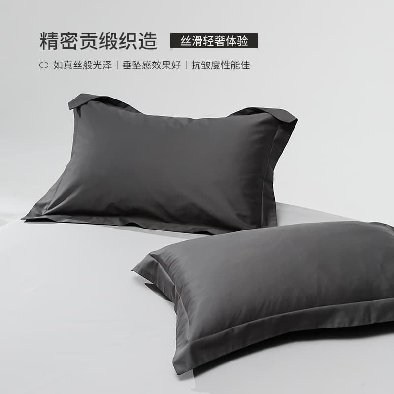 Wholesale 2025 All-season Pillowcase Cotton Spring/Autumn Long-staple Cotton Luxury Single Pillowcase Pair with Pillow Inner