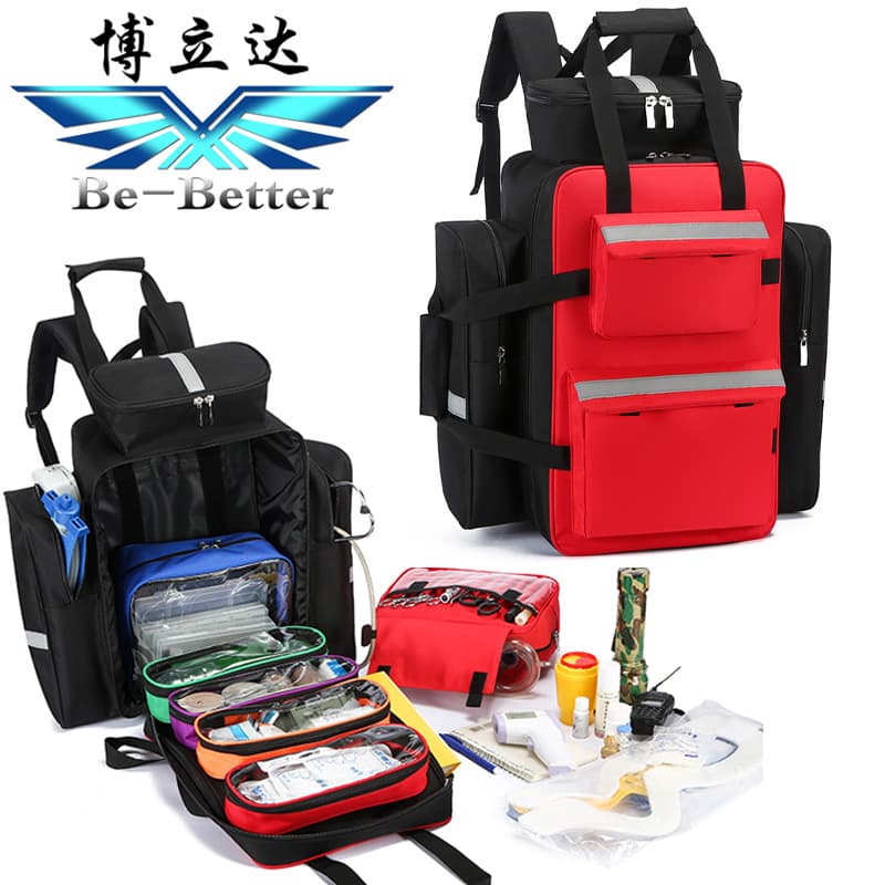 Bolida Waterproof Large Capacity First Aid Equipment Bag Emergency Storage Bag Emergency Rescue Backpack