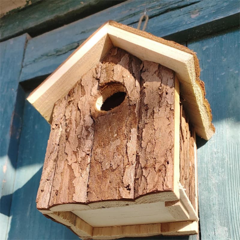 Wooden Hanging Bird House