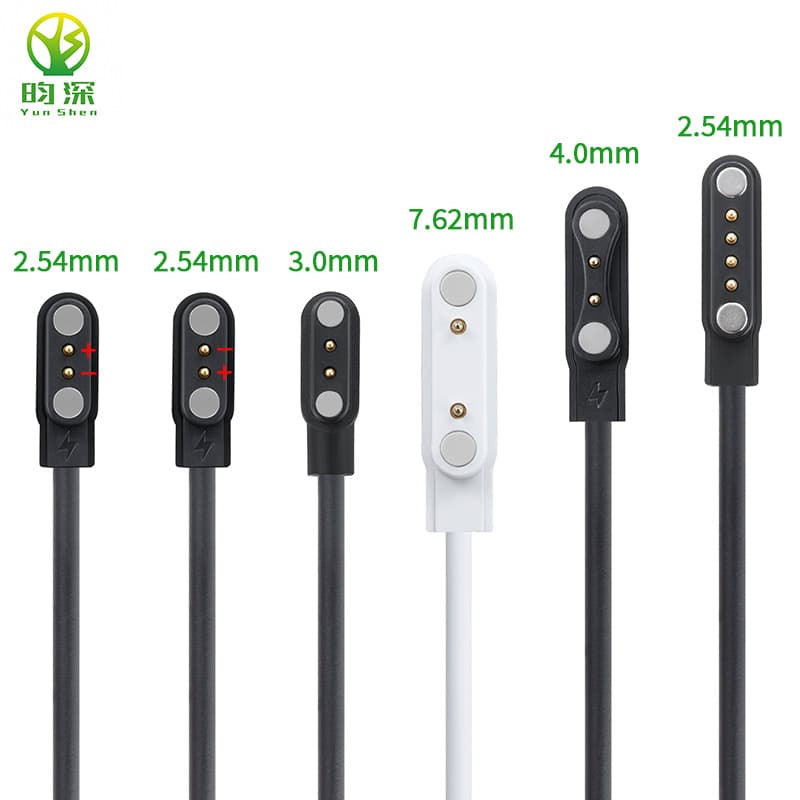 Universal smartwatch 4P2P 3U magnetic charging cable, 2-pin/4-pin children's phone watch/juicer cup charging cable