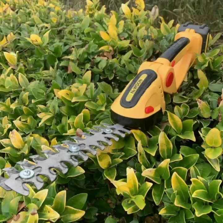 V Lithium Battery Hedge Trimmer Handheld Pruning Machine Garden Shrub Trimmer Lawn Trimming Home Use Rechargeable Hedge Shear