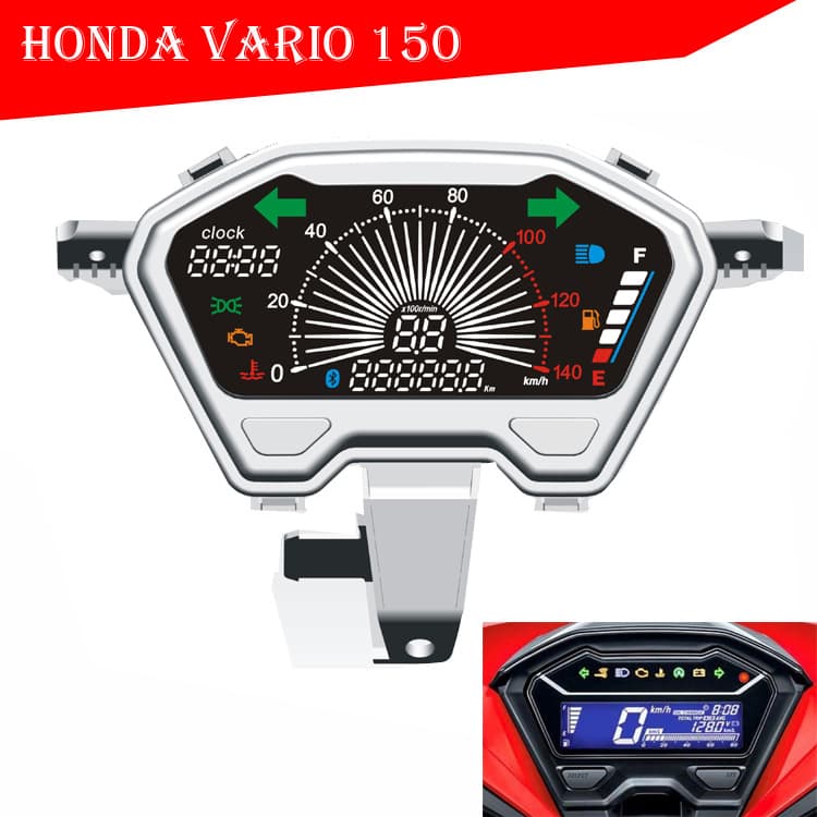 Exported to Southeast Asia, suitable for Honda VARIO150 digital instrument cluster, click 125cc speedometer