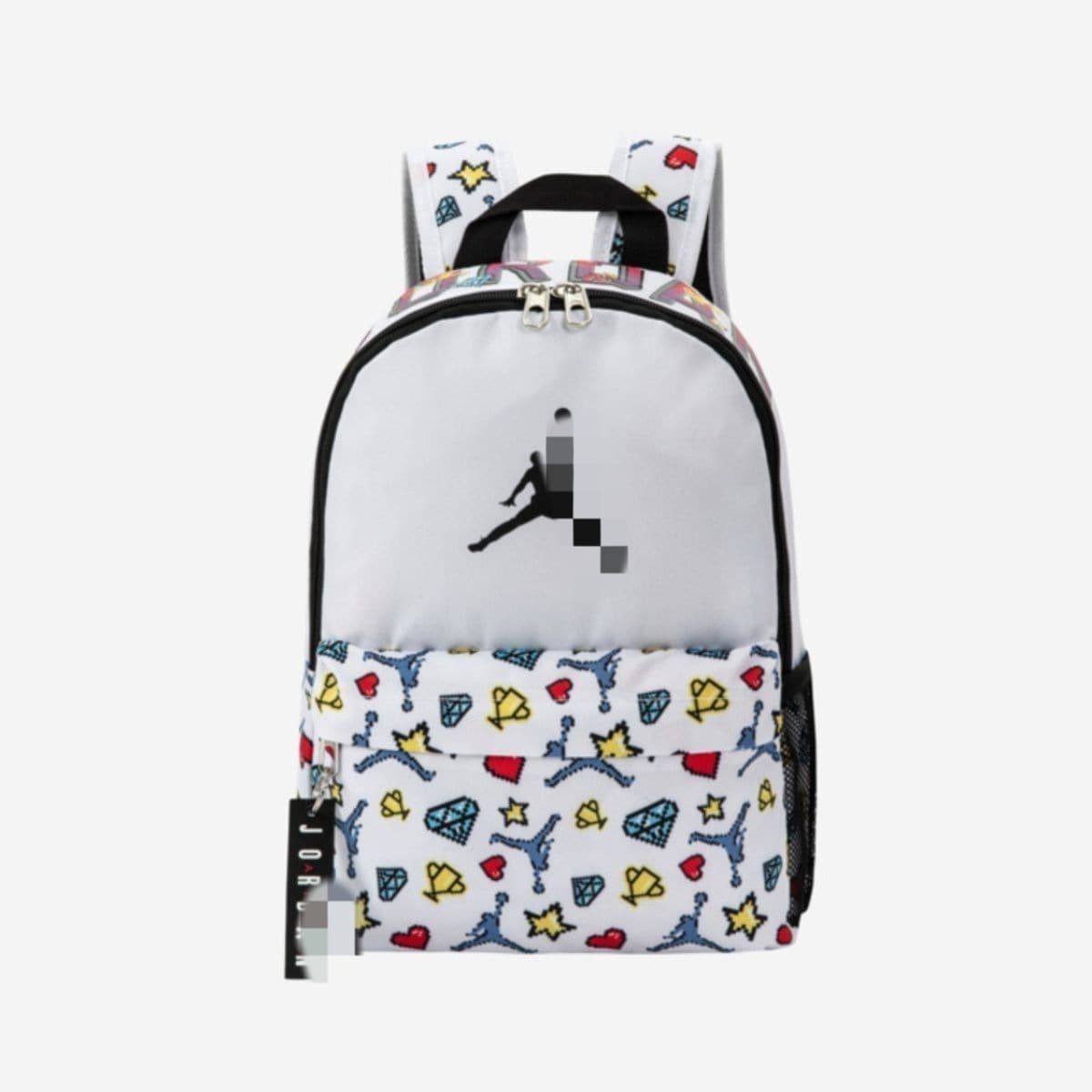 AJ Backpack Feiren Lightweight Graffiti Large Capacity Unisex Elementary Middle High School Large Simple Student Backpack