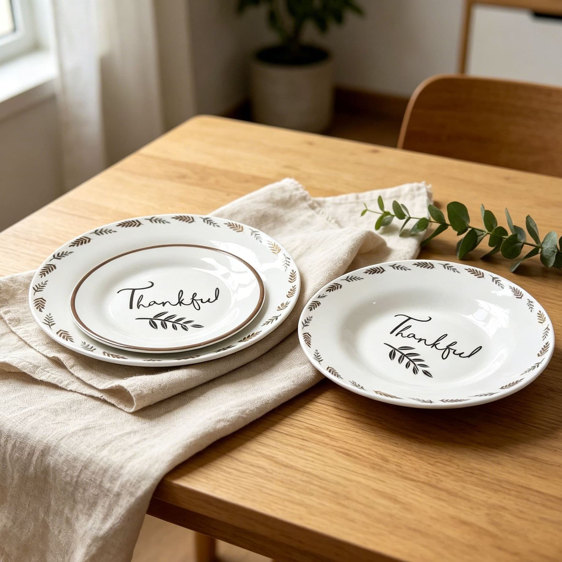Cross-border wholesale Japanese tableware export ceramic plates flat plates shallow plates dessert plates round dish ceramic dinner plates