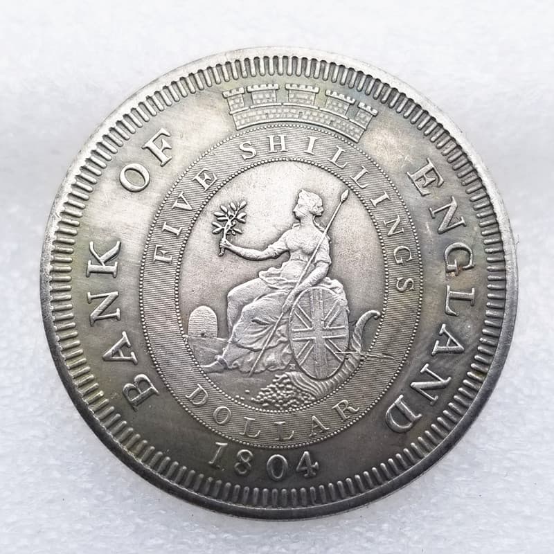 Antique handicraft 1804 British and Irish copper material diameter 39mm weight about 21 grams #1682 commemorative coin