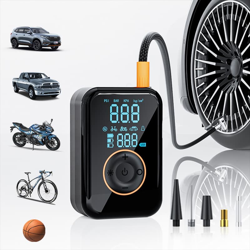 Car Wireless Air Pump Car Portable Car Air Pump Electric Car Tire High Pressure Pump Bao