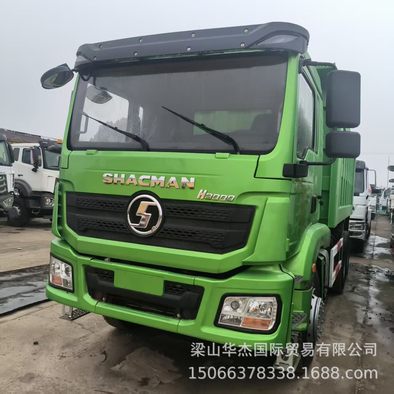Cross-border supply Shaanxi Automobile Delong F3000 dump truck SHACMAN front four rear eight muck transport truck