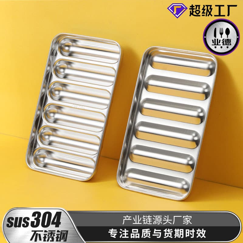 Wholesale Sausage Mold Stainless Steel Baby Food Making Tool DIY Baking Ham Sausage Mold Infant Steamed Cake