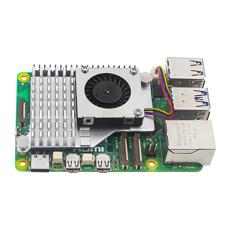 Raspberry Pi 5 Active Cooler Aluminum Heatsink with Blower Fan