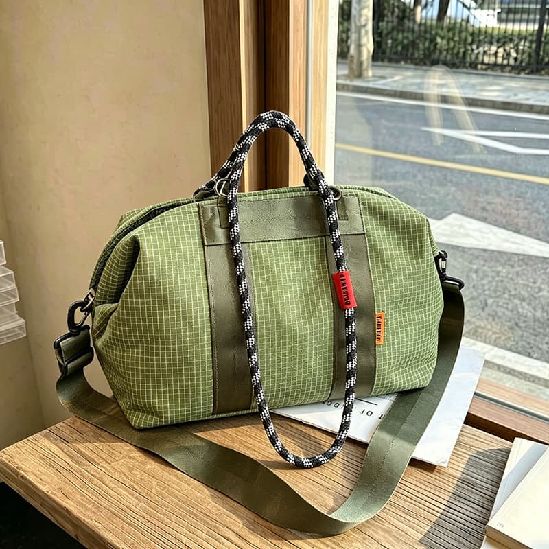 Cross-border new large-capacity lightweight travel bag portable oblique fitness bag dry and wet separation storage bag