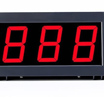 Large Display for Currency Counter, External Large Monitor for Bill Validator, Surveillance Large Display, Dual-Sided Large Screen