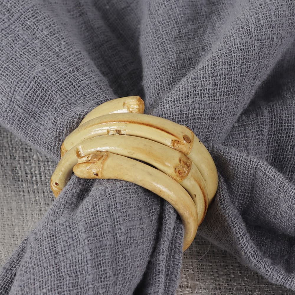 Amazon's new new bamboo-joint napkin ring, simple round napkin ring, bamboo, wood, rattan napkin ring manufacturer wholesale.