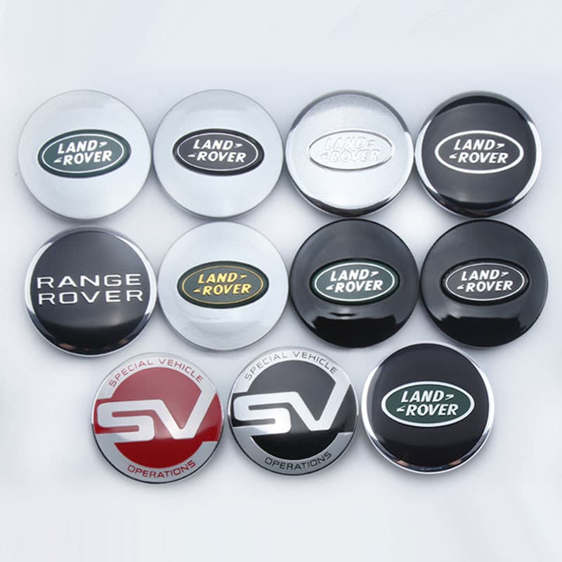 Hubcap center emblem for Land Rover Range Rover Velar, Sport, Evoque, Discovery 3, Freelander 2