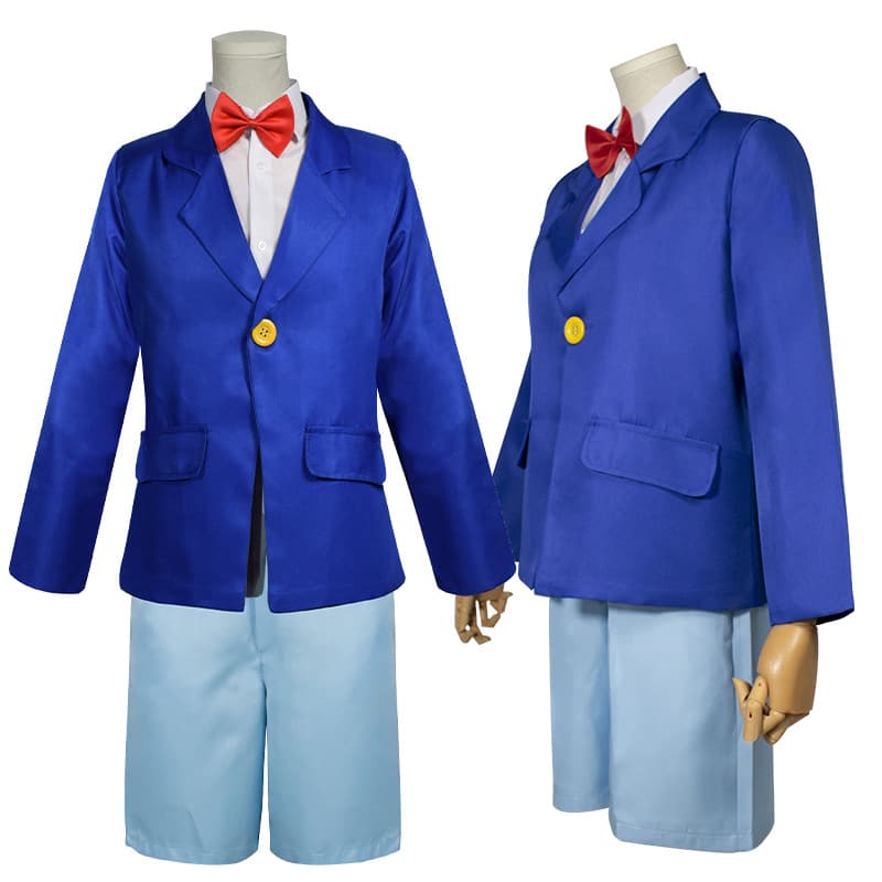 Conan cos clothes anime cosplay clothing for men and women Edogawa Conan blue uniform suit