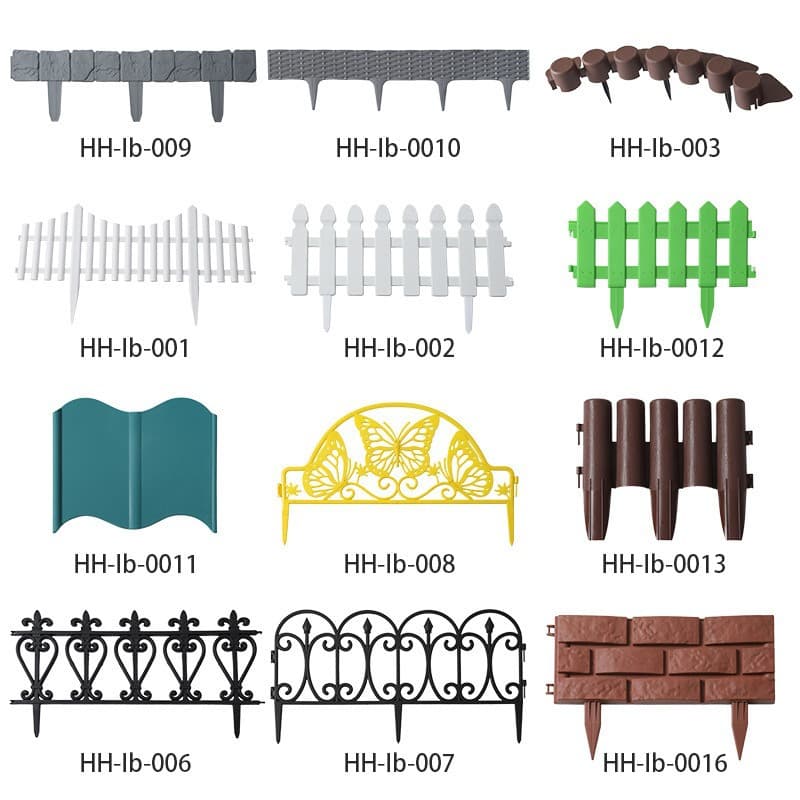 Cross-border Plastic Insert Fence Garden Fence Green Small Garden Fence Plastic Splicing Gardening Fence