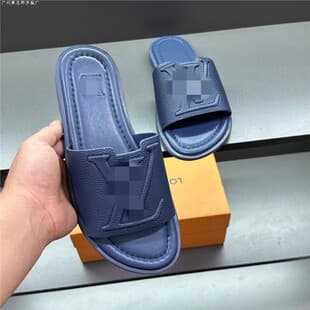 Cross-border Large Size Genuine Leather Soft Sole Men's Slippers High-end Luxury Casual Flip-flops Vietnam Rubber Slide Sandals