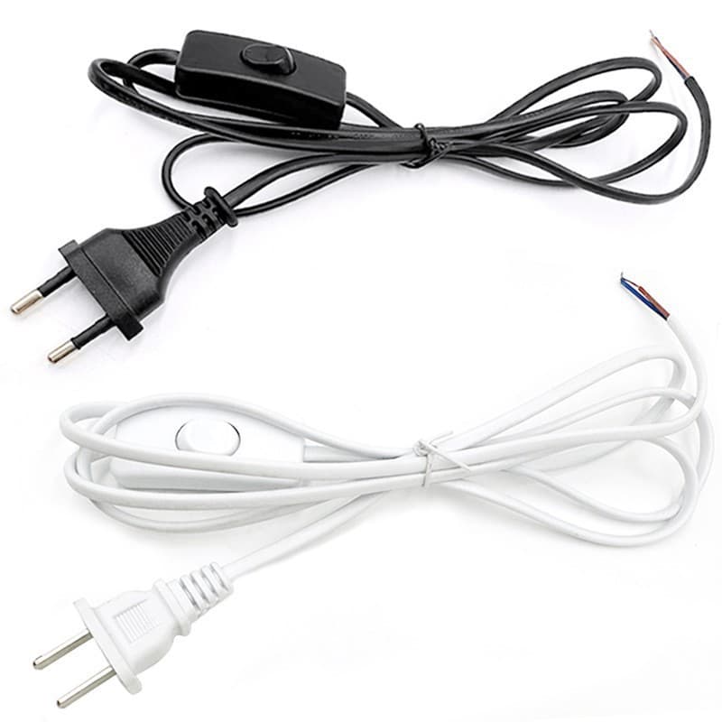 Household desk lamp switch cord 303 switch box control light dimming button foot pedal floor lamp knob plug power cord