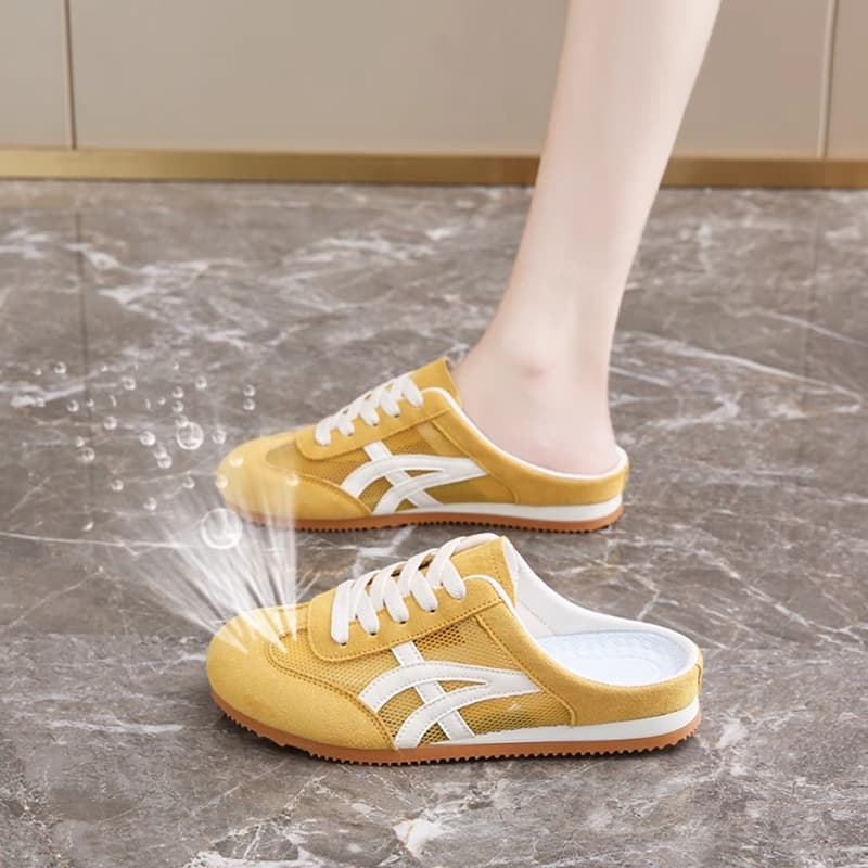 Cloud-like Flat Agam Shoes 2025 Spring New German Training Shoes Versatile Casual Sports Bestseller Slip-on Half Slippers