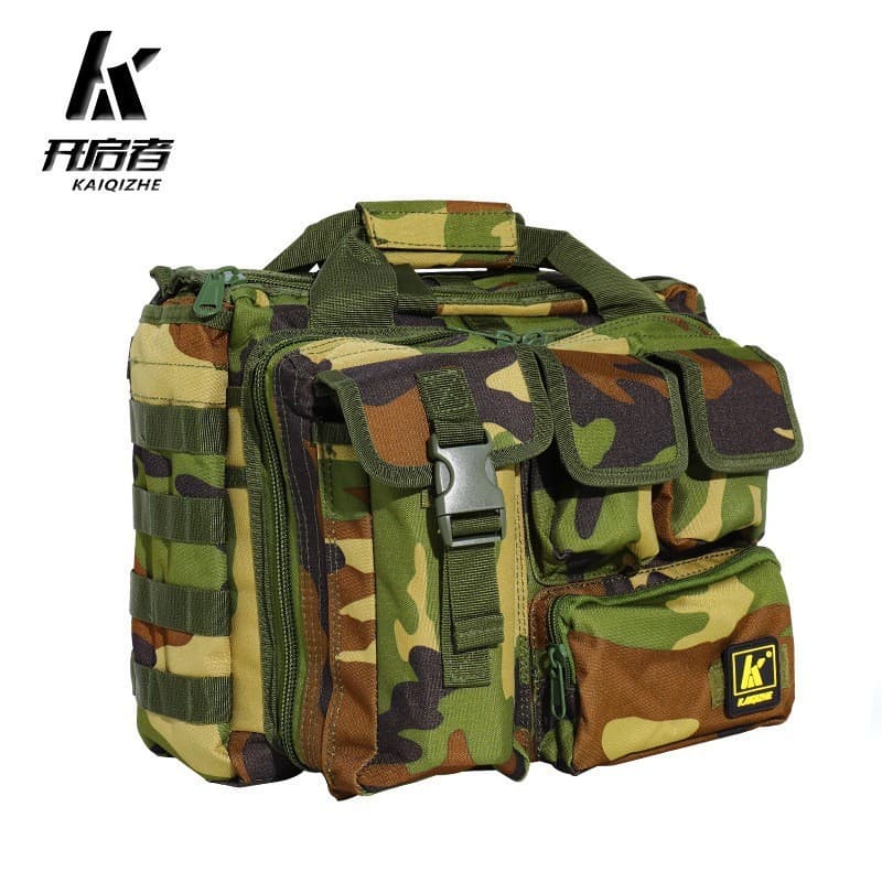 KAIQIZHE opener 600D Oxford cloth tactical shoulder bag customized outdoor crossbody tactical bag customized