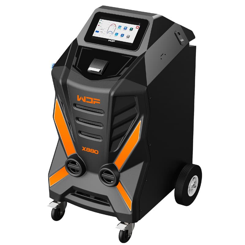 Wandefu X880 fully automatic refrigerant recycling and filling cleaning machine 1234yf refrigerant new energy vehicle dedicated