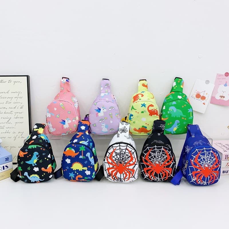 Cartoon and Anime Style Mini Cute and Stylish Printed Baby Crossbody Bag for Boys and Girls, 2025 New Children's Bag