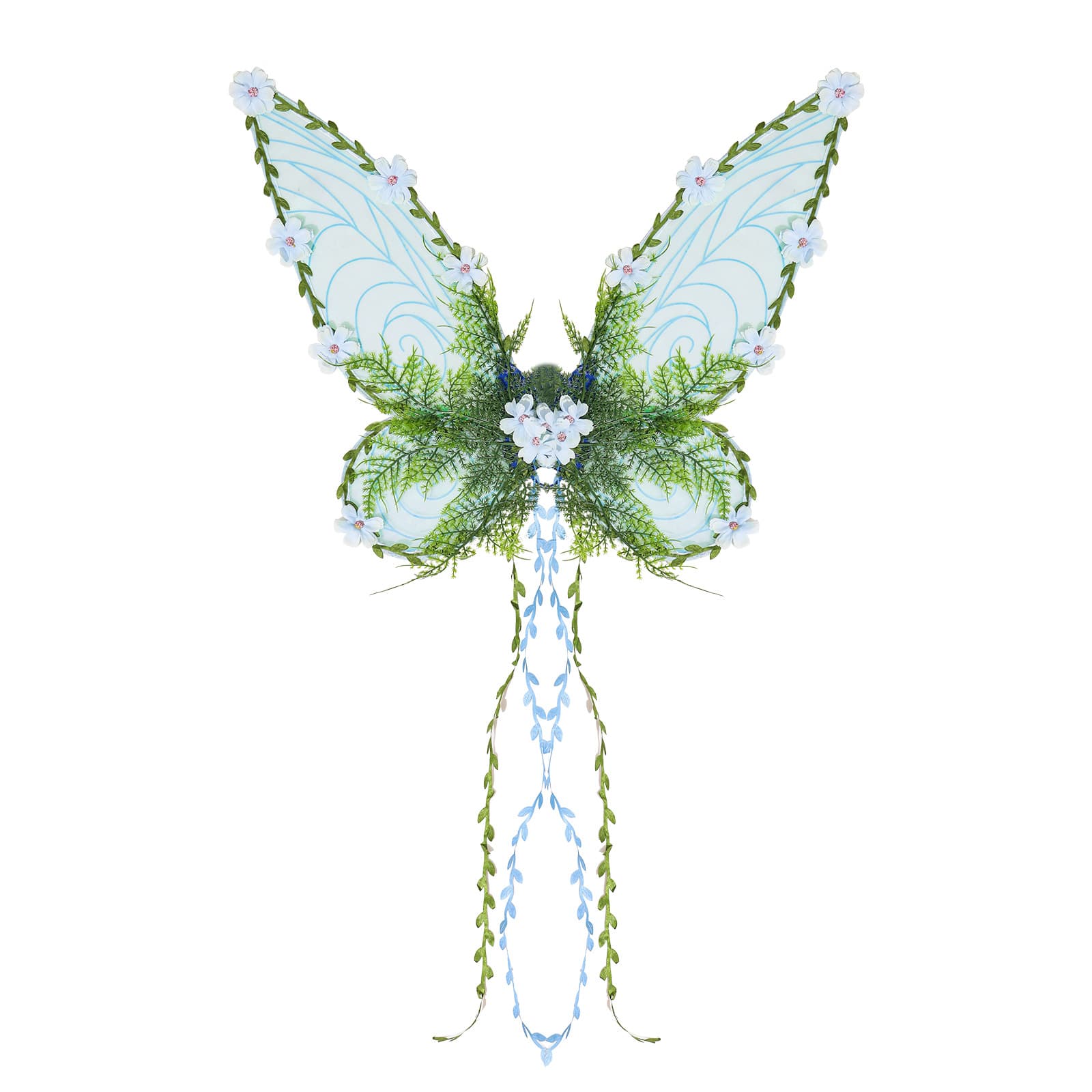 Amazon Fairy Wings Dress Up Props Butterfly Wings Rattan Garland Colorful Angel Elf Decoration Halloween