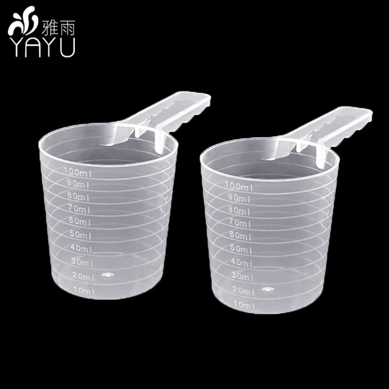 Transparent Plastic Measuring Spoon for Milk Powder, Seasoning, Flour, and Face Mask