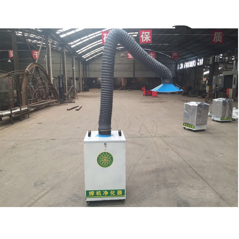 Mobile Welding Fume Purifier Small Arc Welding Dust Collector CO₂ Single-Arm Smoke Filtration Equipment