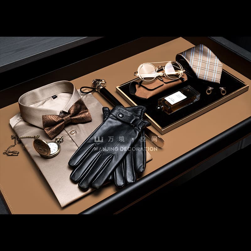 Luxury Furniture Showroom Wardrobe Island Jewelry Tray Perfume Watch Tie Glasses Display Set