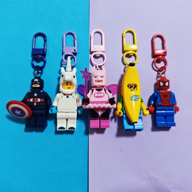 Banana Man Sausage Man Bag Charm Accessories Shark Man Model Anthropomorphic Backpack Keychain Keychain Bag