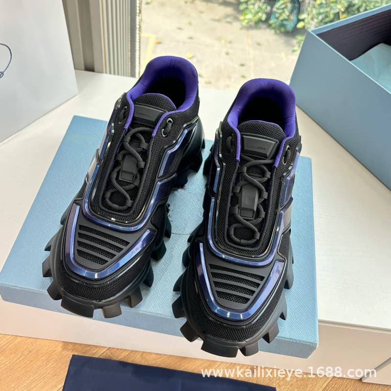 2025 P Family Thick Sole Heightening Casual Sports Shoes Couple Casual Shoes European Style Transformers Dad Shoes