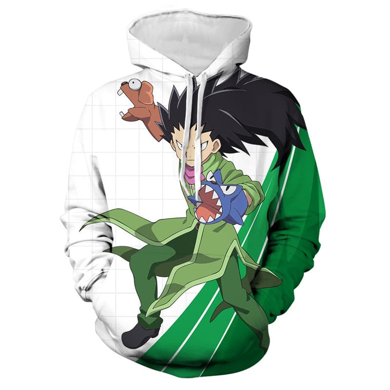 Cross-border New Product Japanese Anime Beyblade Burst Evolution 3D Printed Casual Hoodie Trend