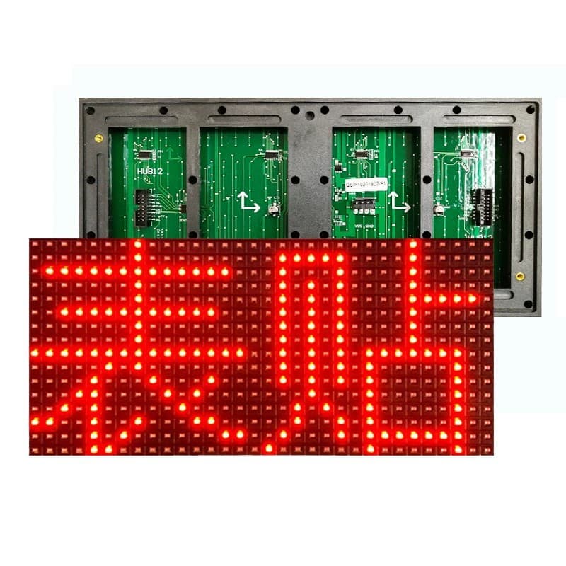 LED red display unit panel door headliner screen large screen 32X16 cm 32x16 highlight light