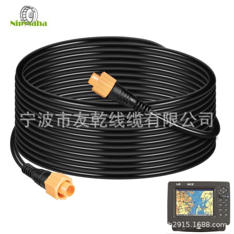 000-0127-30 Ethernet Cable for Lowrance with 5-Pin Ethernet Connector, 25 Feet