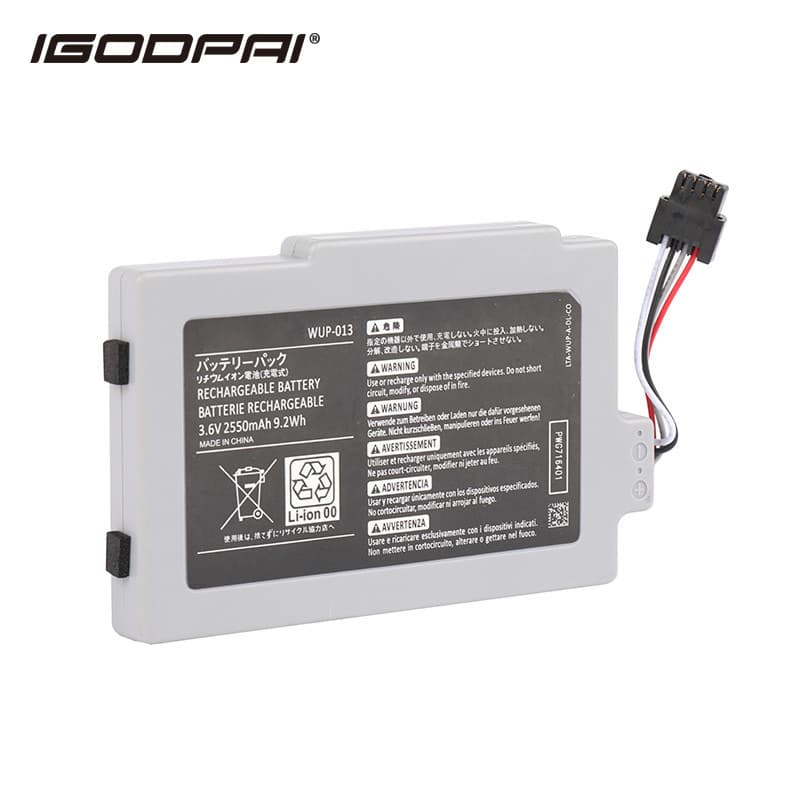 Compatible with Nintendo Wii U Handheld Game Console Tablet WUP-012 Built-in 2250mAh Capacity Battery Host