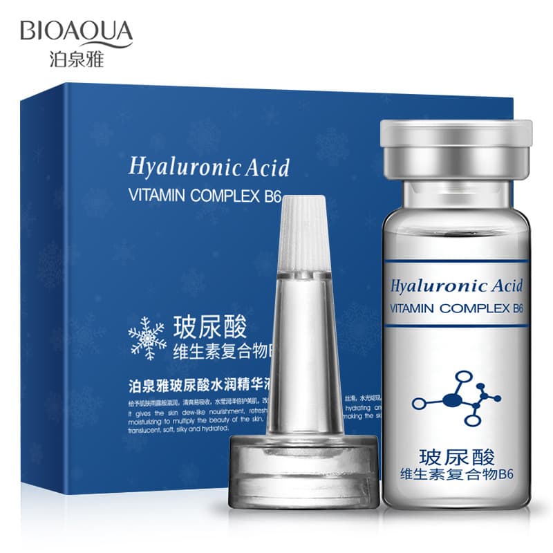 Boquanya Hyaluronic Acid Essence Hydrating Moisturizing Nourishing Facial Serum Skincare Set Wholesale