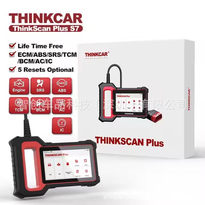 Cross-border Exclusive Thinkscan Plus S7 OBD2 Auto Diagnostic Scanner Tool