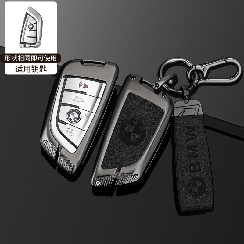 Key case cover for BMW X1 2023, 740, X7, X3, X5 GT, X6, 735, with buckle