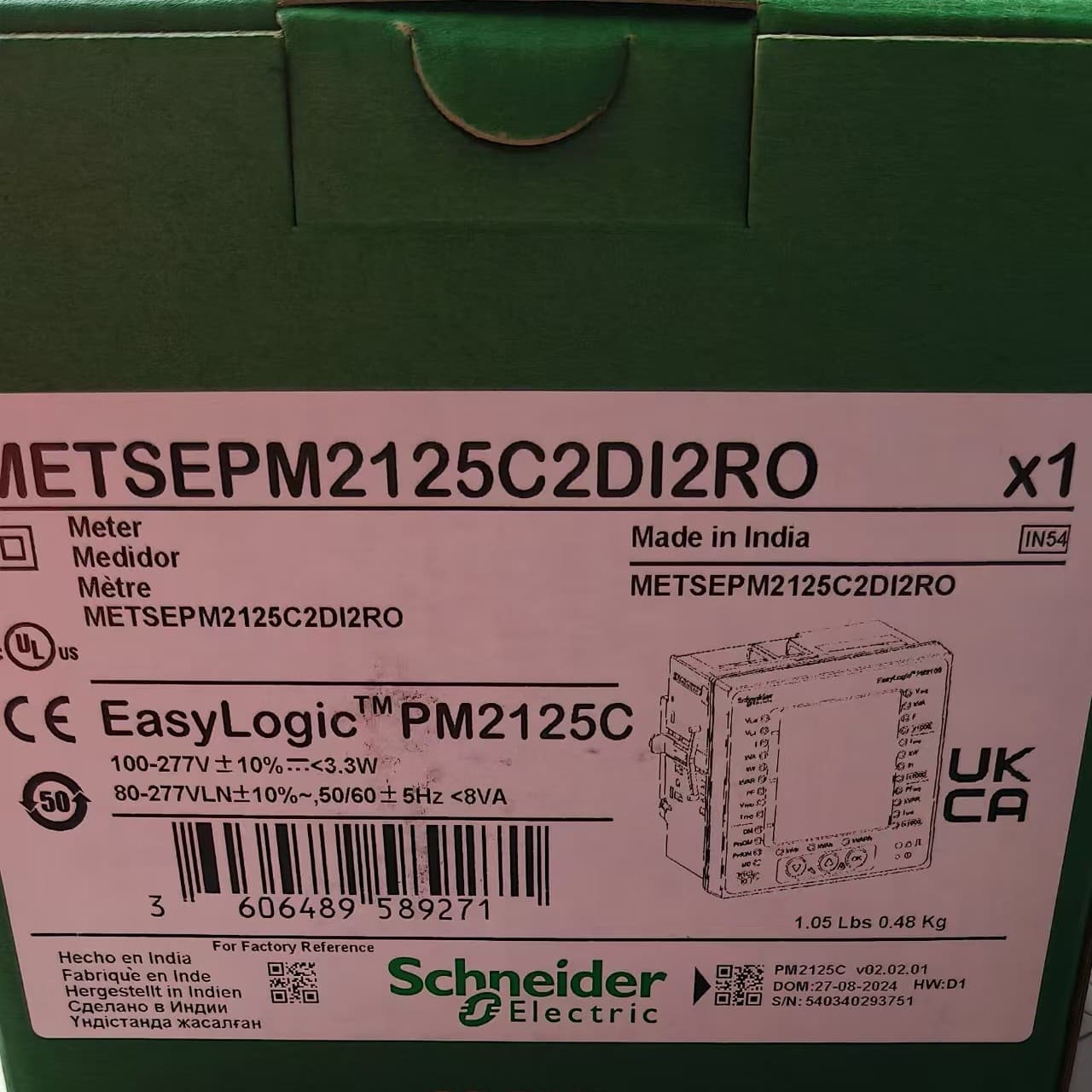 METSEPM2125C2DI2RO PM2125C power meter
