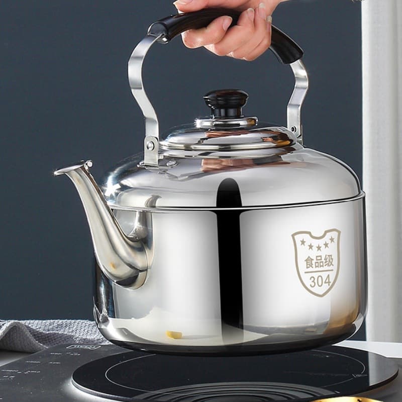 304 Stainless Steel Zhongbao Kettle, Whistling Household Hot Water Kettle for Gas and Induction Cookers, Large Capacity