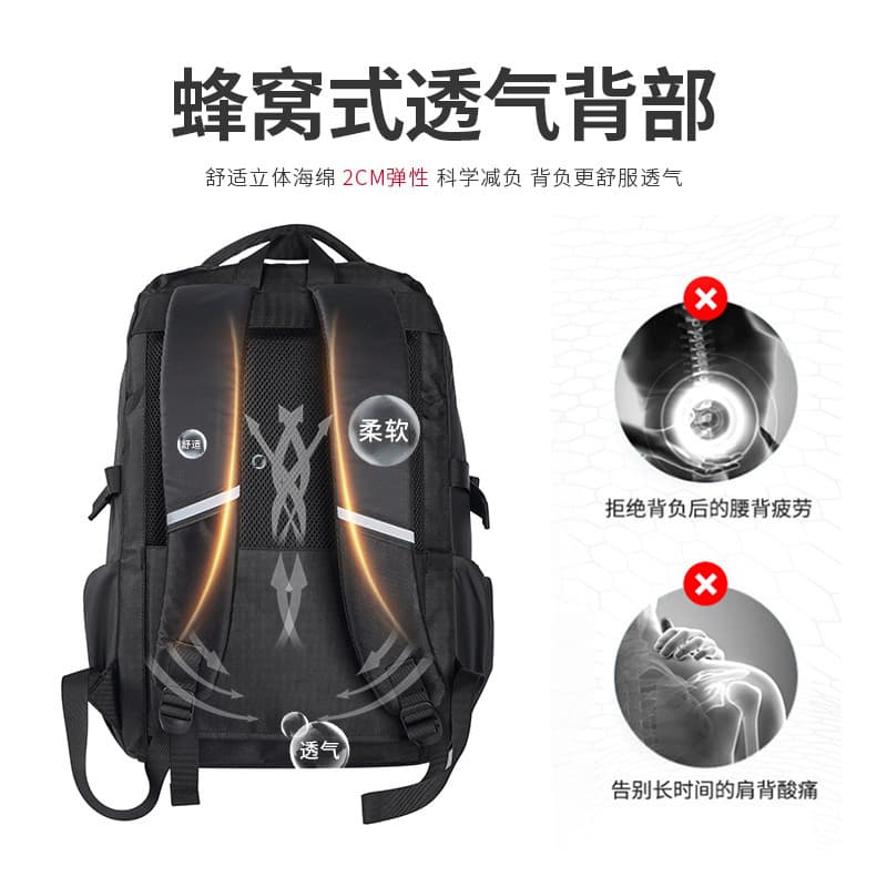 Cross-border High-grade Waterproof Wear-resistant Luggage Backpack for Outdoor Student Casual Commute Business Travel