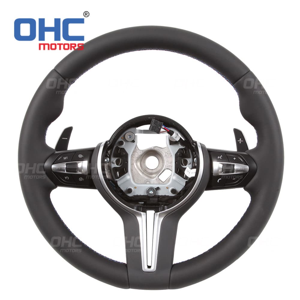 Carbon Fiber Steering Wheel for BMW E60 Full Leather Car Steering Wheel Modification Old to New